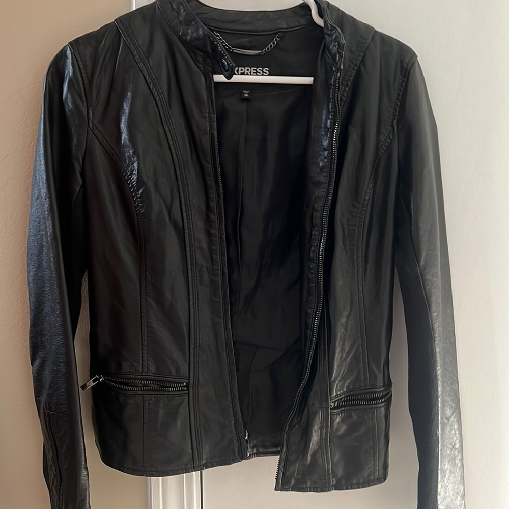 Express FAUX LEATHER JACKET